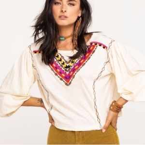 Free people cropped long sleeve